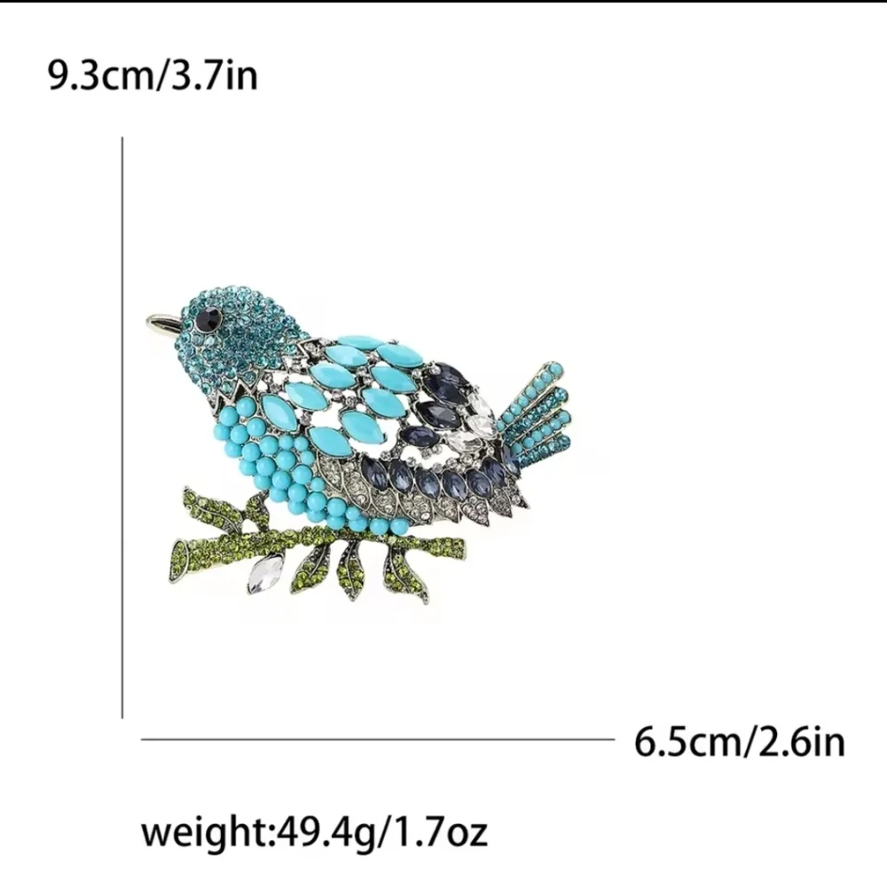 Luxury Crystal Bird Brooch